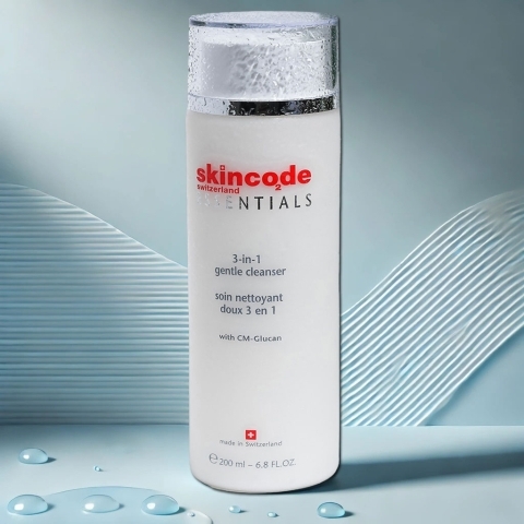 Skincode 3-in-1 Gentle Cleanser - Sữa tẩy trang 3 in 1, êm dịu làn da