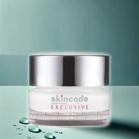 Skincode Cellular Wrinkle Prohibiting Eye Contour Cream - Kem xóa nhăn, săn chắc vùng mắt & xóa tan bọng mỡ